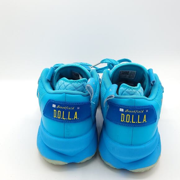 Adidas Dame 8 Young Dolla Blue Cyan Silver Basketball Shoes Mens Size 11 GY6465 main image 4